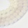 Natural White Jade Gemstone Beads 4mm, strand 39cm, 86 pieces