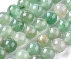Natural Groen Aventurijn Edelsteen Kralen 8mm, streng 40 stuks