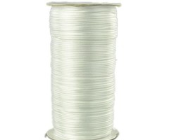 Satijnkoord Wit 2mm, 3 meter