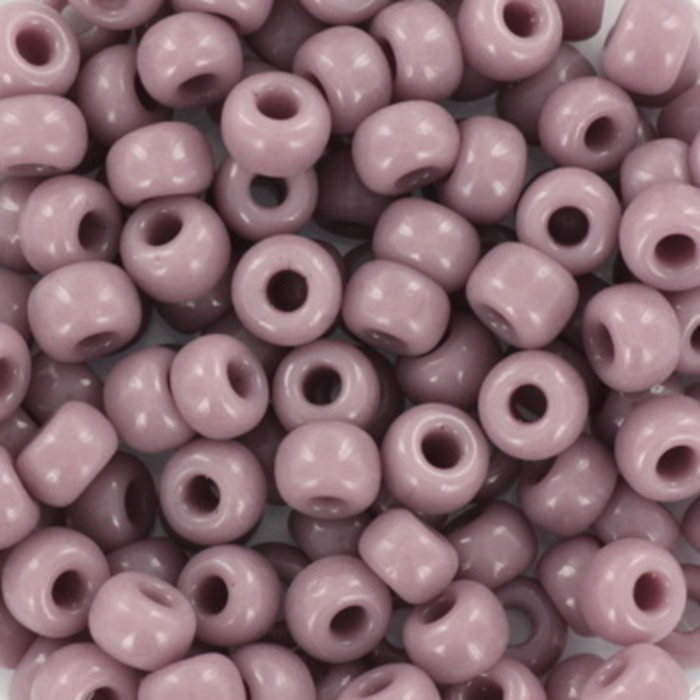 Miyuki Seed Beads 4mm 6/0 Opaque Mauve, 10 grams