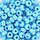Miyuki Seed Beads 4mm 6/0 Opaque Turquoise Blue , 10 grams