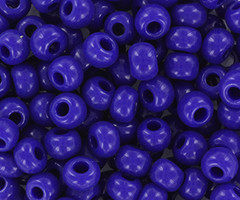 Miyuki Seed Beads 4mm 6/0 Opaque Cobalt , 10 grams