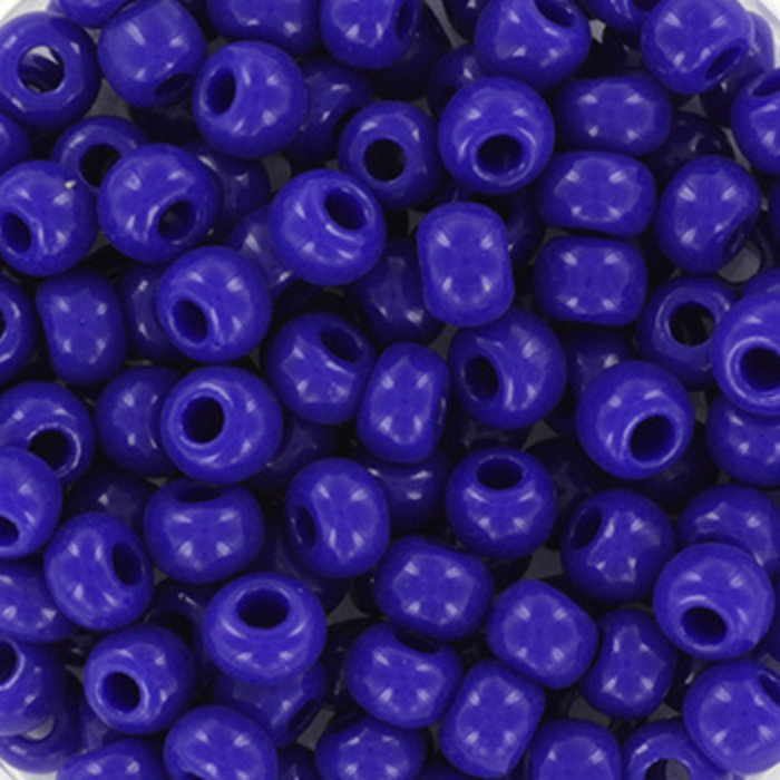 Miyuki Rocailles 4mm 6/0 Opaque Cobalt , 10 gram