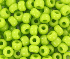 Miyuki Seed Beads 4mm 6/0 Opaque Chartreuse , 10 grams