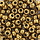 Miyuki Seed Beads 4mm 6/0 Metallic Dark Bronze, 10 grams