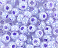 Miyuki Seed Beads 4mm 6/0 Ceylon Lilac, 10 grams