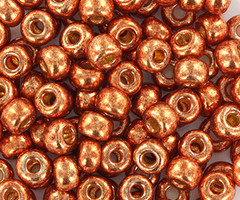 Miyuki Rocailles 4mm 6/0 Duracoat Galvanized Pink Blush, 10 gram