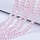 Facet Glaskralen Licht Roze Shine 4x3mm, 80 stuks