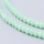 Faceted Beads Mint Green 3x2mm, 140 pieces