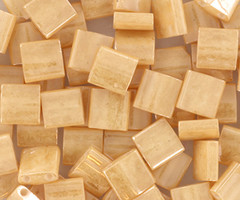 35 Stuks Miyuki Tila 5x5mm Ceylon Light Caramel