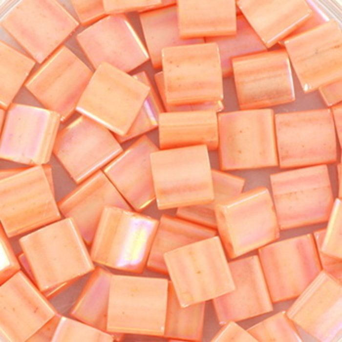 Miyuki Tila 5x5mm Opaque Luster Tea Rose, 35 Stuks