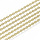 1 meter Stainless Steel Chain Golden 3x2mm - A51