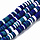 Katsuki Fimo Clay Disc Beads 6mm Mix Cobalt Blue Green, strand 350 pieces