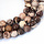 Natural Zebra Jasper Gemstone Beads 6mm Brown Beige, strand 55 pieces
