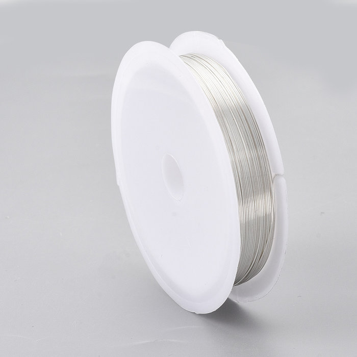 5 m Wire for Jewellery Silver 0.6mm