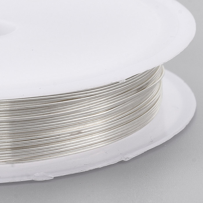 5 m Wire for Jewellery Silver 0.6mm