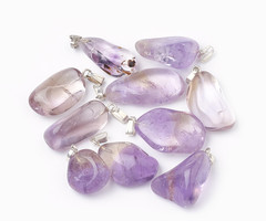 Natural Fluorite Gemstone Charm Nugget 24x14x9mm