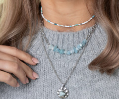 How to make a Necklace with Gemstone Chips