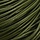 Cowhide Leather Cord 2mm Army Green, 3 meter