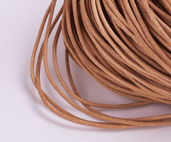3 meters DQ Leather 2mm Brown