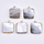 Natural Black Lip Shell Charm Square 18x15x3mm