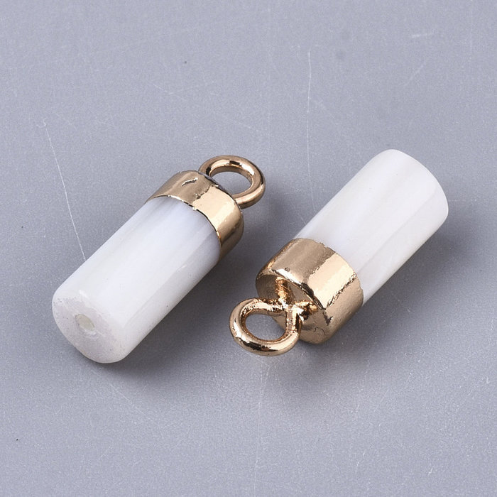 Natural Freshwater Shell Charm 14x5mm