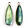 Natural Freshwater Shell Charm Teardrop 32x11x5mm