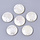 Natural Freshwater Shell Cabochon Round 16x3mm