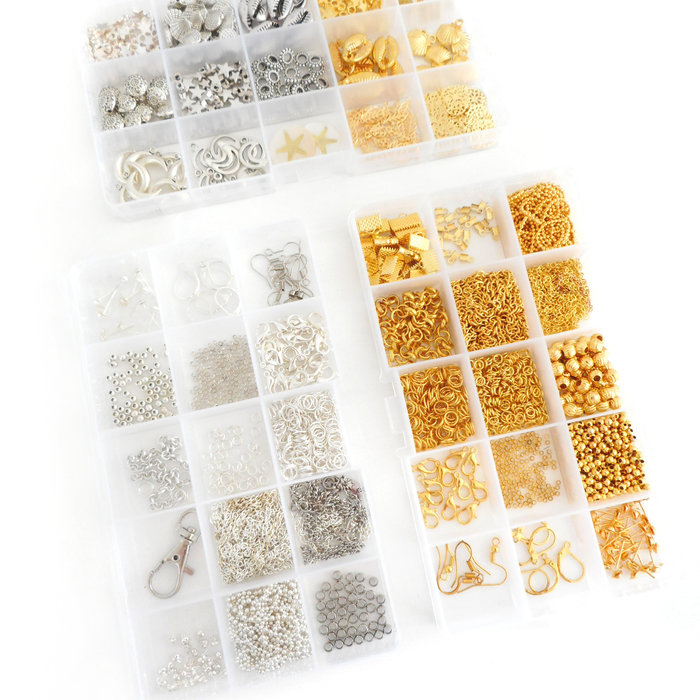 Bead Storage Box / Organiser Small - 15 compartments 17x10x2cm