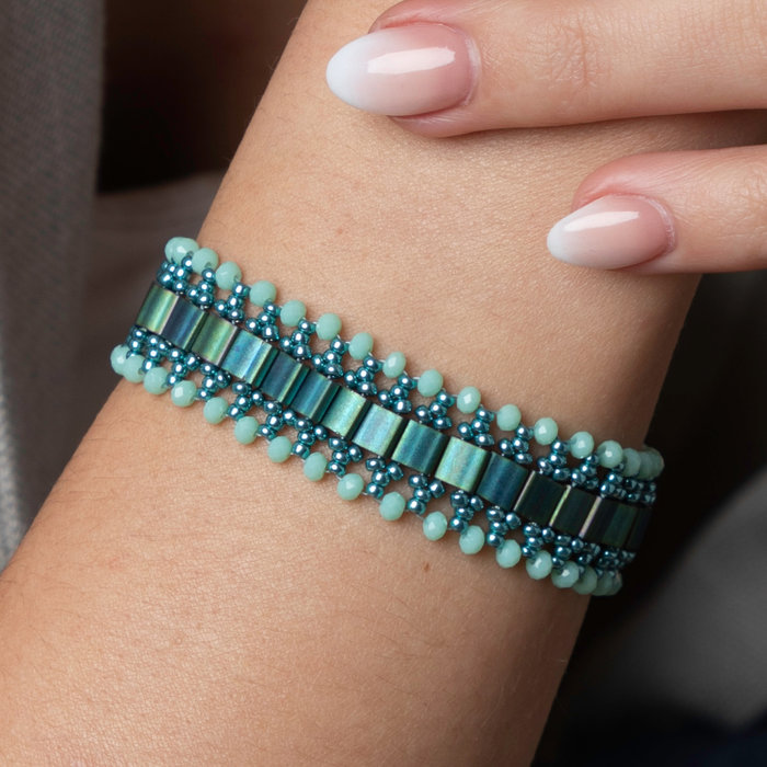 Miyuki Seed Beads 11/0 Duracoat Galvanized Sea Foam, 5 grams