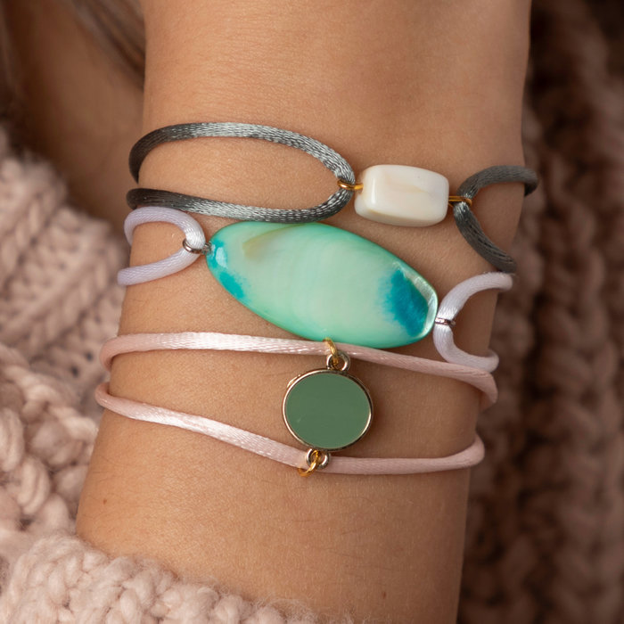 Satin Cord White 2mm, 3 meter