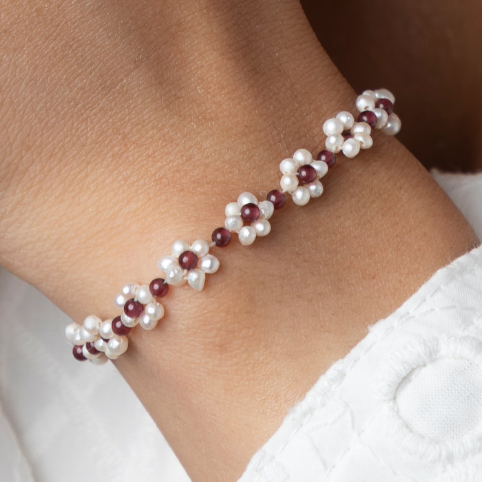 Natural Grade AA Granaat Edelsteen Kralen 2mm, streng 40cm, 160 stuks