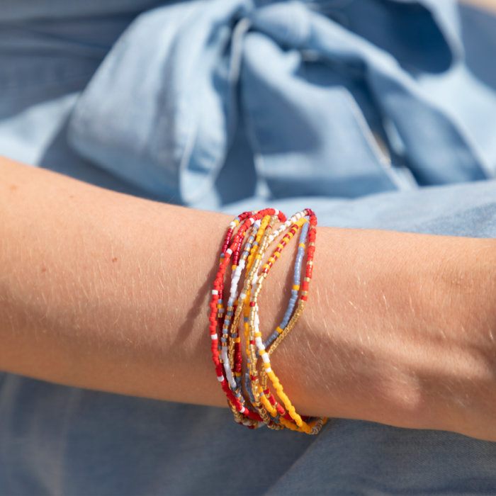 Miyuki Delica's 11/0 Duracoat Opaque Dyed Light Squash, 7.2 gram