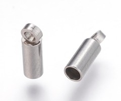 8 Stuks Stainless Steel Eindkapje voor 1.5mm Koord