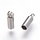 Stainless Steel End Cap for 1.5mm Cord 8x2.5mm, 8 Pieces