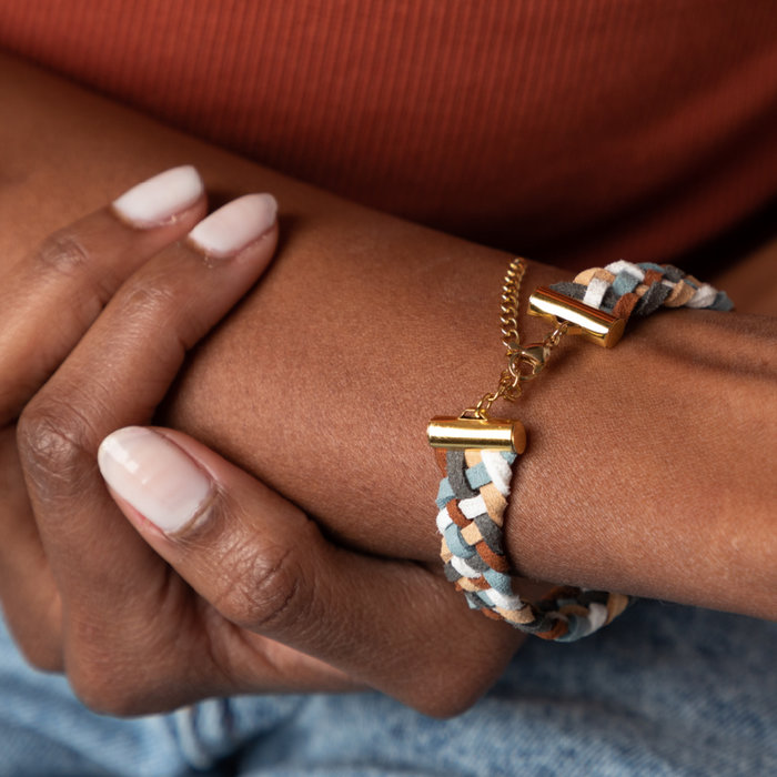 How to make a Bracelet and Earring Set with Suede Cord Inspi401