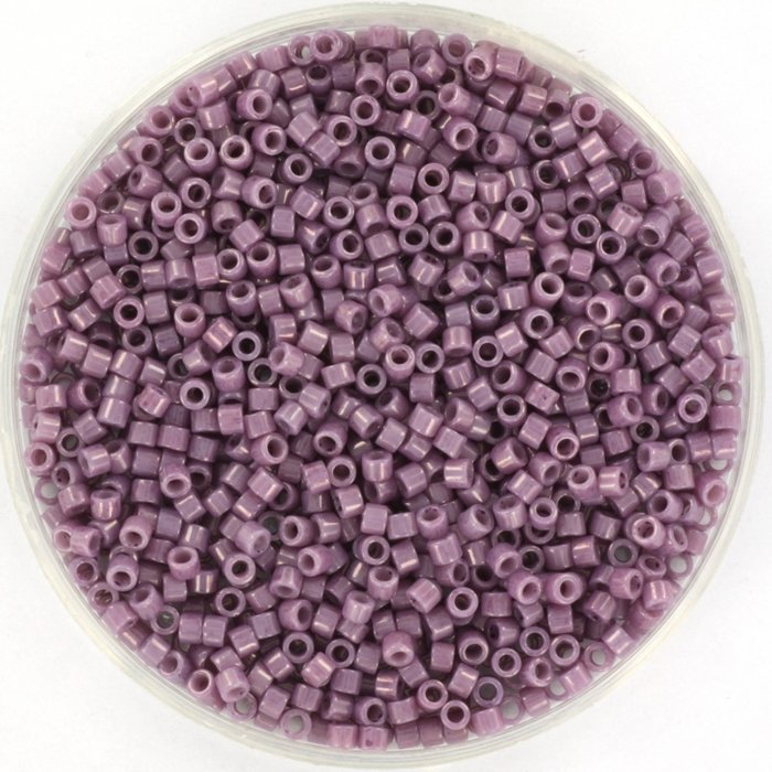 Miyuki Delica's 11/0  Opaque Luster Mauve, 5 gram