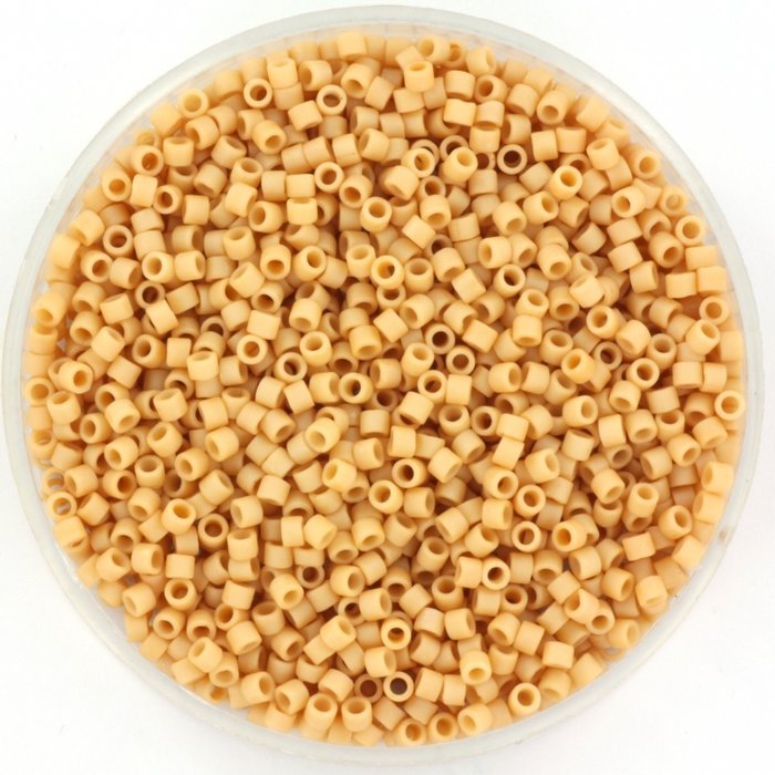 Miyuki Delica's 11/0 Opaque Matte Luster Light Terracotta, 5 gram