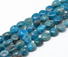 Natural Apatiet Edelsteen Kralen 11x10x8mm, streng 30~45  stuks