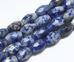 Natural Blue Spot Jaspis Kralen 9x6mm, streng 20 stuks