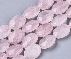 Natural Rose Quartz Facet Edelsteen Kralen 14x10x5mm, streng 25 stuks