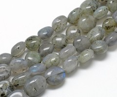 Natural Labradorite Gemstone Beads 11x10x8mm, strand 30~45  pieces