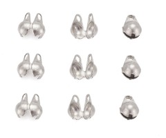20 stuks Stainless Steel Knoop Verbergers Zilver 6x4mm
