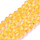 Facetkralen Bicone 4mm Facetkralen Bicone Oranje Geel, 90 stuks