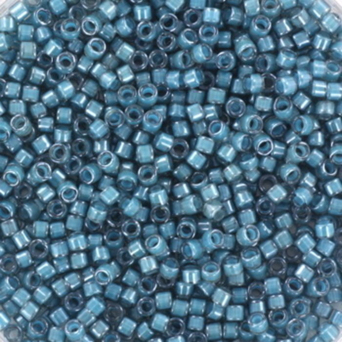 Miyuki Delica's 11/0 Luminous Dusk Blue, 7.2 gram