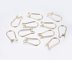 4 stuks Stainless Steel Oorbellen 20x10mm