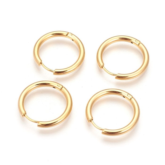Stainless Steel Oorbellen 11x2mm, 2 stuks