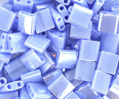 35 Stuks Miyuki Tila 5x5mm Opaque Luster Light Periwinkle