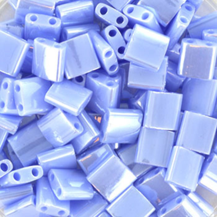 35 Stuks Miyuki Tila 5x5mm Opaque Luster Light Periwinkle