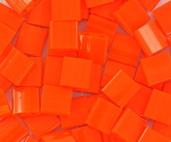 35 Stuks Miyuki Tila 5x5mm Opaque Orange